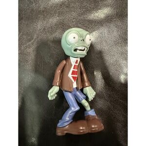 Zombies‎ vs Plants Figure Toy Brown Jacket Blue Pants Green Head